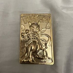 Limited edition gold Pokémon card